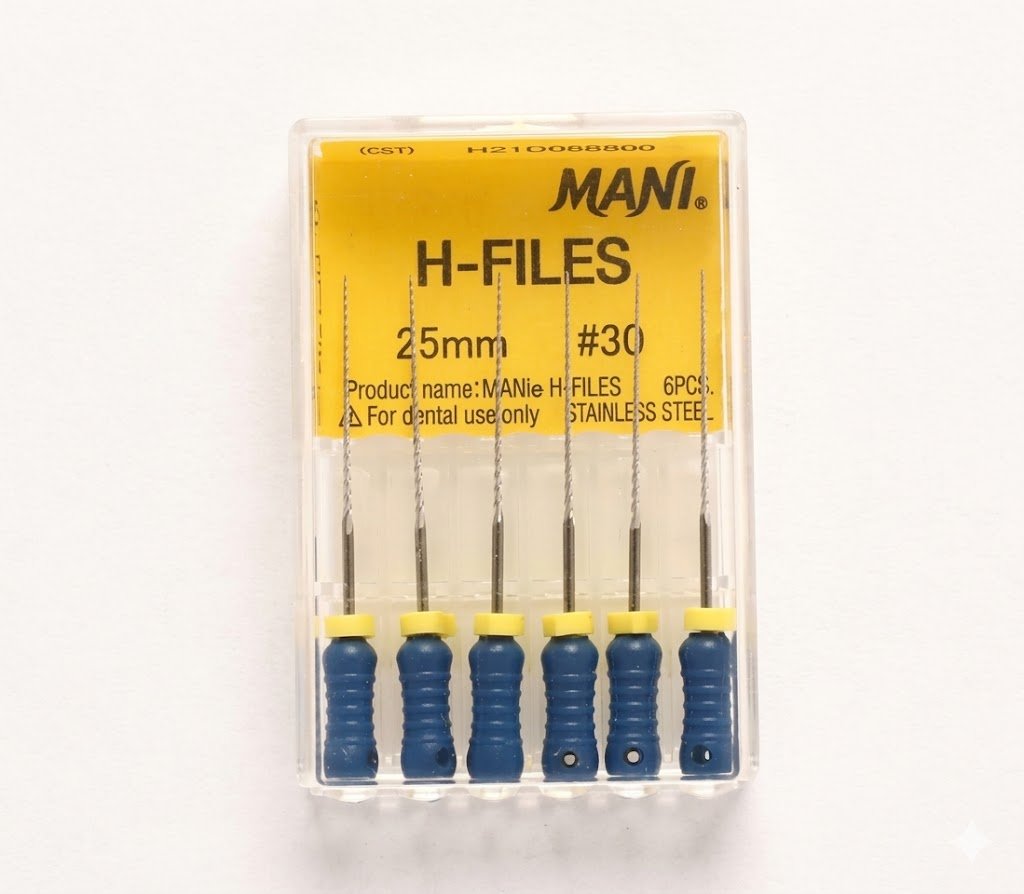 Mani H Files 25mm -Size-30