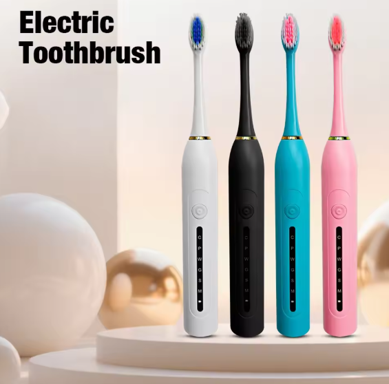 Electric Toothbrush Charging Six Speed Smart Sonic for Adults and Children with Ultra Fine Soft Bristles Waterproof Portable